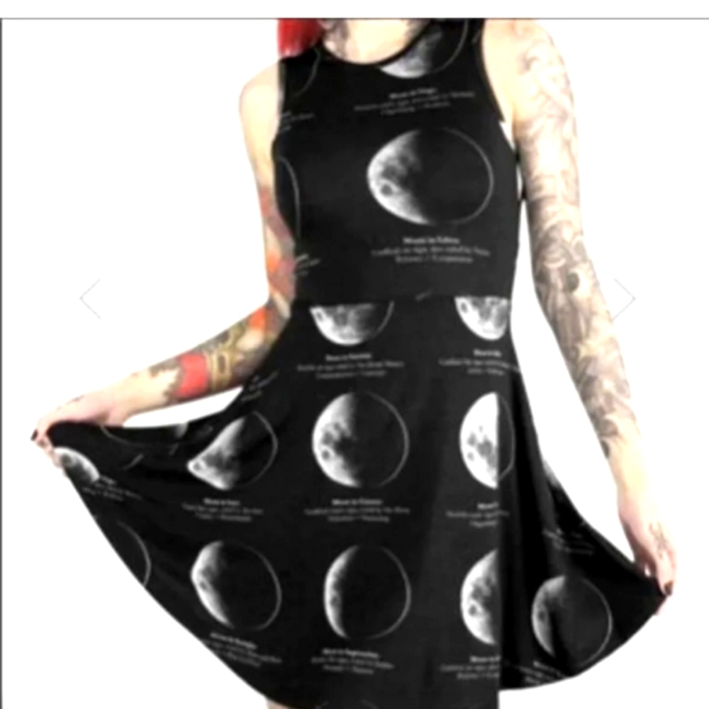 Killstar Moon Phase Mini Dress